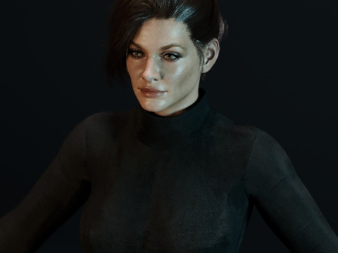Evangeline lilly Modèle 3D