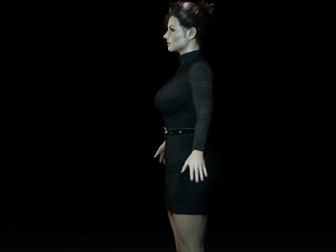 Evangeline lilly Modèle 3D
