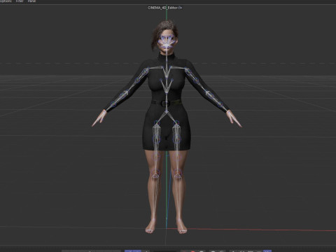 Evangeline lilly Modèle 3D
