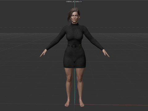 Evangeline lilly Modèle 3D