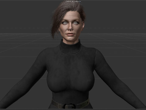 Evangeline lilly Modèle 3D