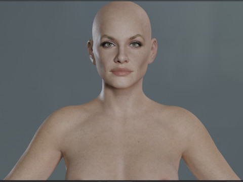 Evangeline lilly Modèle 3D