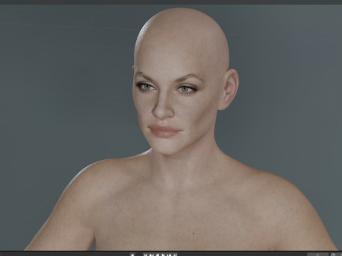 Evangeline lilly Modèle 3D