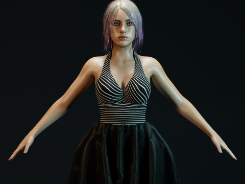 Billie Eilish V2 3D Model