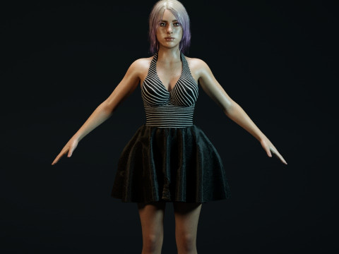 Billie Eilish V2 3D Model