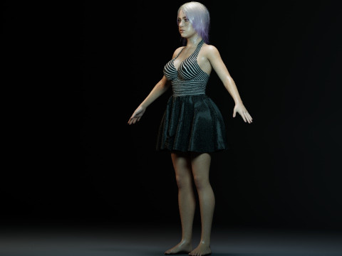 Billie Eilish V2 3D Model
