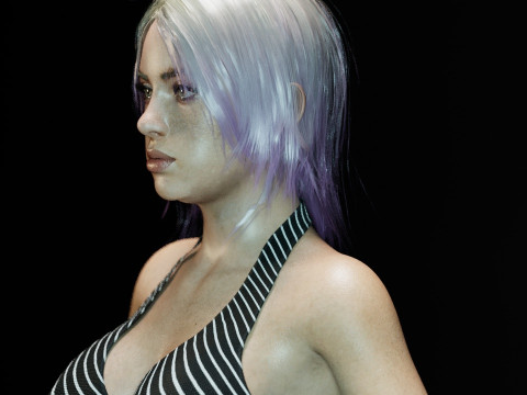 Billie Eilish V2 3D Model