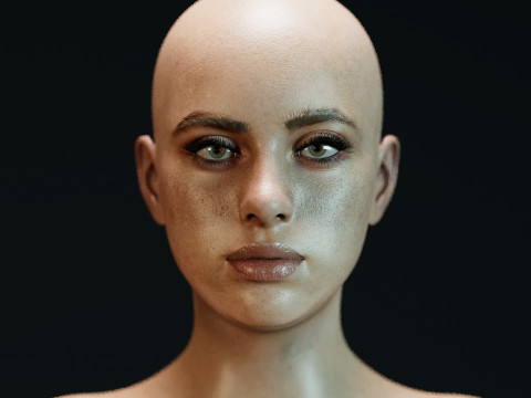 Billie Eilish V2 3D Model