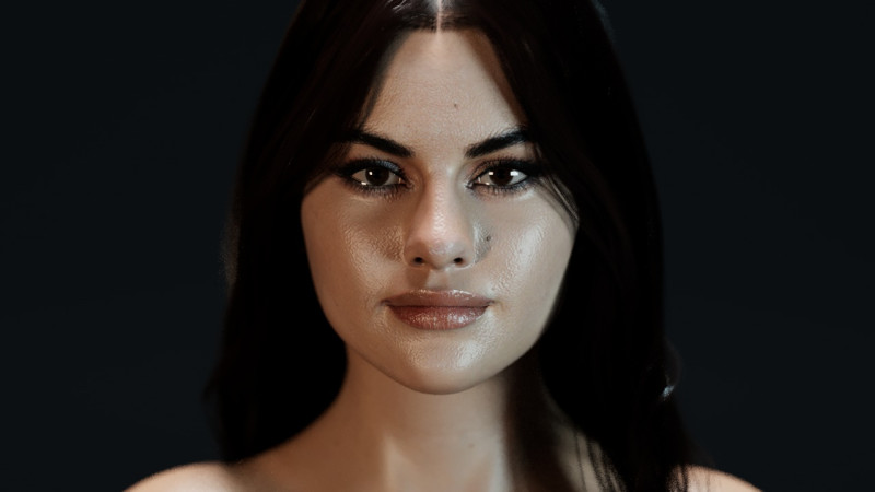 Selena Gomez 3Dモデル .c4d .max .obj .3ds .fbx .stl .blend