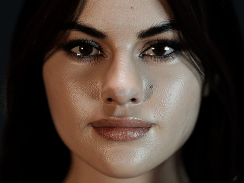 Selena Gomez 3Dモデル