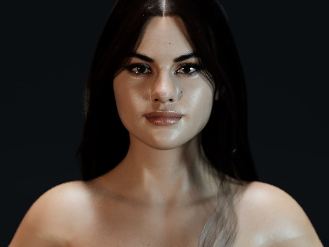 Selena Gomez 3Dモデル