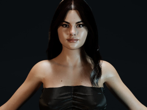 Selena Gomez 3Dモデル