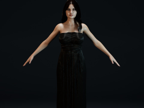 Selena Gomez 3Dモデル