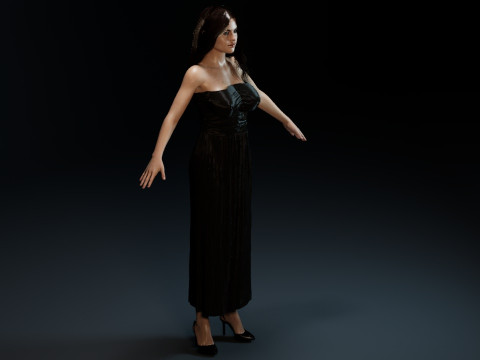 Selena Gomez 3Dモデル