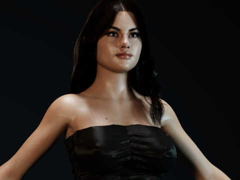 Selena Gomez 3Dモデル