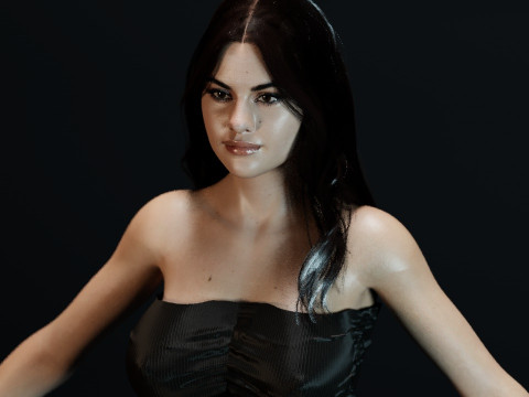 Selena Gomez 3Dモデル
