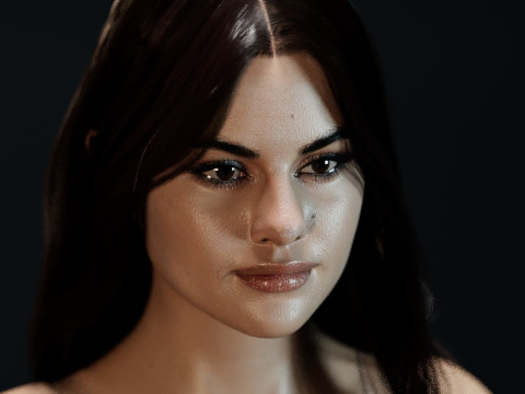 Selena Gomez 3Dモデル