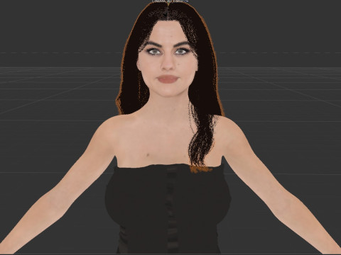 Selena Gomez 3Dモデル