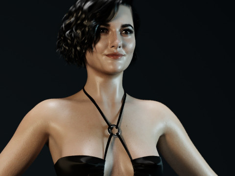 Mary Elizabeth Winstead V2 3D 모델