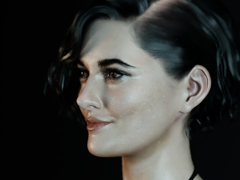 Mary Elizabeth Winstead V2 3D 모델