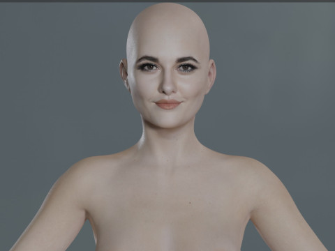 Mary Elizabeth Winstead V2 3D 모델