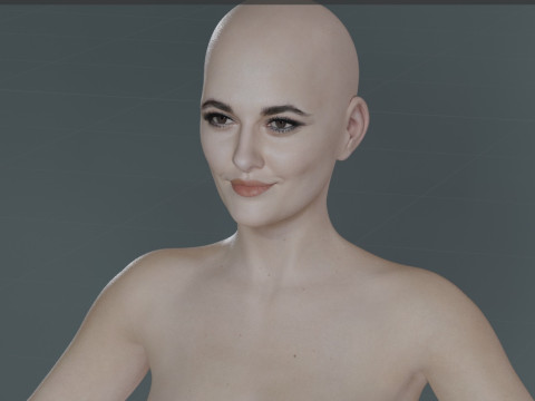 Mary Elizabeth Winstead V2 3D 모델