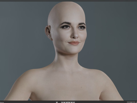 Mary Elizabeth Winstead V2 3D 모델