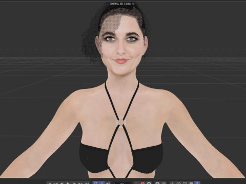 Mary Elizabeth Winstead V2 3D 모델