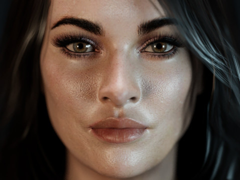 Megan Fox V2 3D 모델
