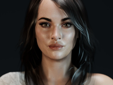 Megan Fox V2 3D 모델