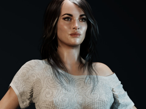 Megan Fox V2 3D 모델