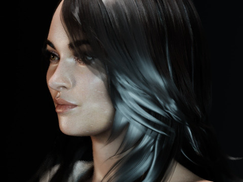 Megan Fox V2 3D 모델