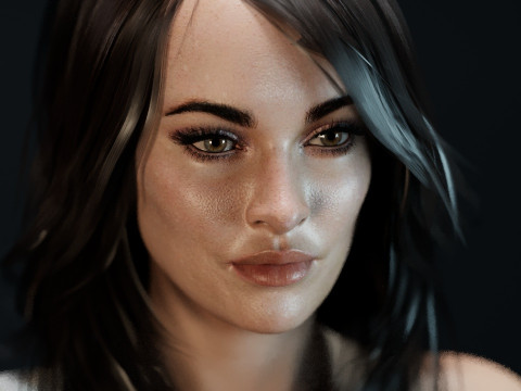 Megan Fox V2 3D 모델
