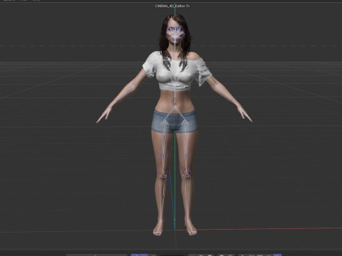 Megan Fox V2 3D 모델