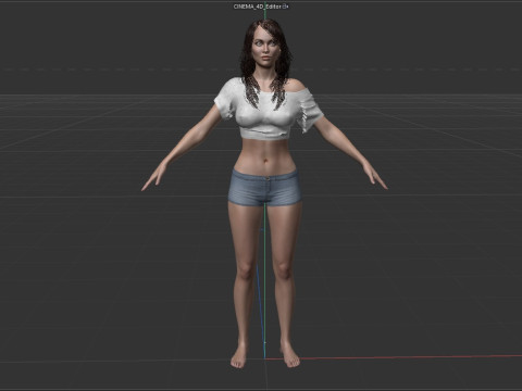 Megan Fox V2 3D 모델
