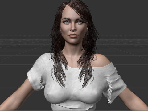 Megan Fox V2 3D 모델