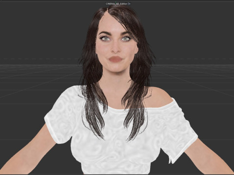 Megan Fox V2 3D 모델