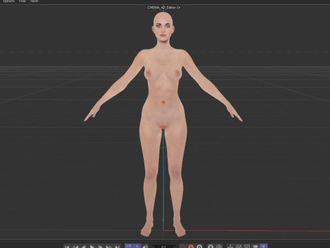 Megan Fox V2 3D 모델