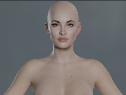 Megan Fox V2 3D 모델