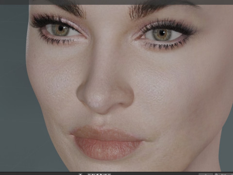 Megan Fox V2 3D 모델