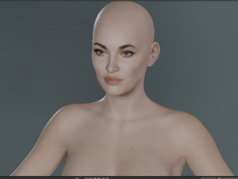 Megan Fox V2 3D 모델