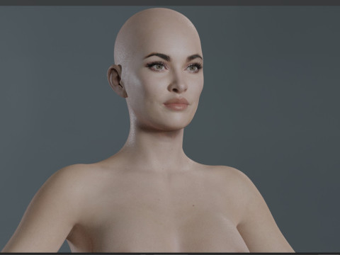 Megan Fox V2 3D 모델