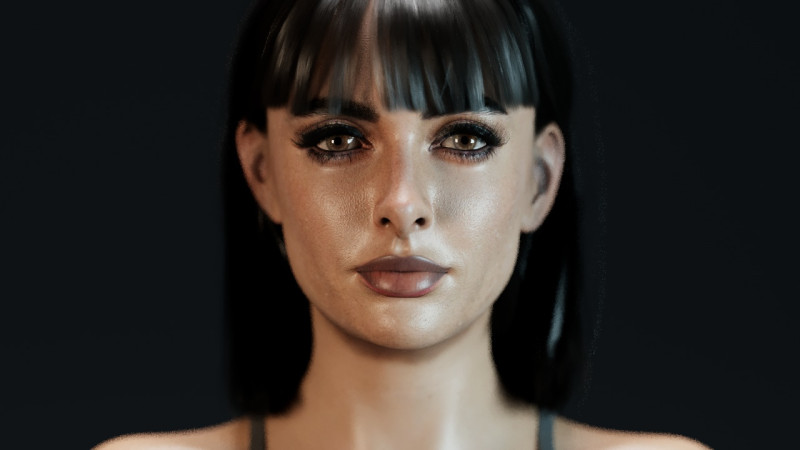 Krysten Ritter V 2 3D Model .c4d .max .obj .3ds .fbx .stl .blend