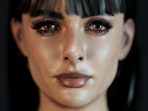 Krysten Ritter V 2 3D Model