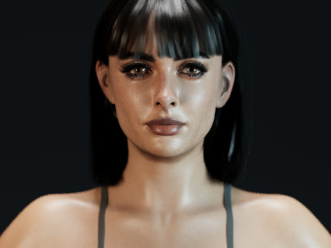 Krysten Ritter V 2 3D Model