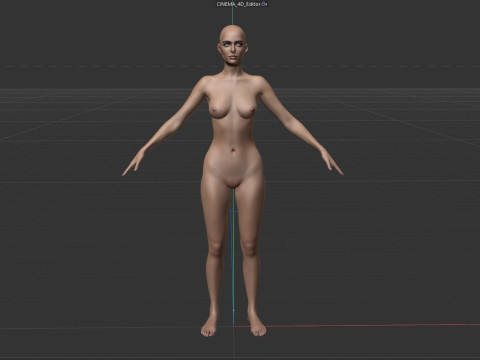 Krysten Ritter V 2 3D Model