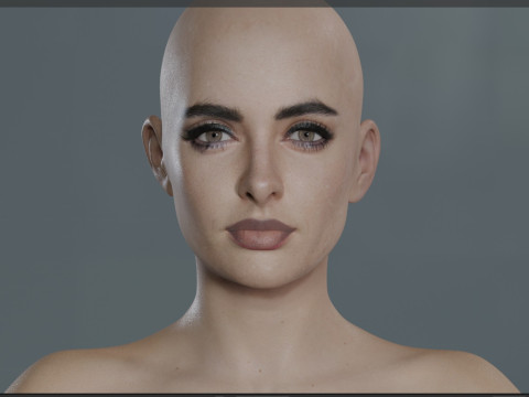 Krysten Ritter V 2 3D Model