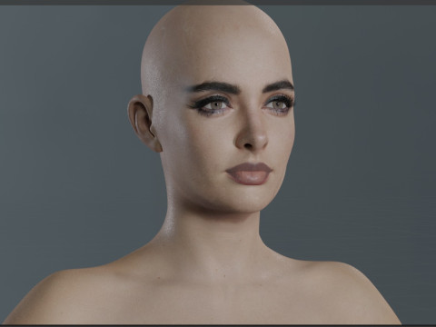 Krysten Ritter V 2 3D Model
