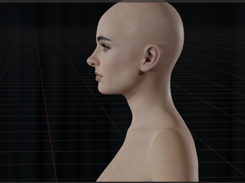 Krysten Ritter V 2 3D Model