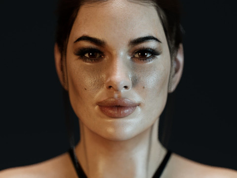 Ashley Graham 3D Model